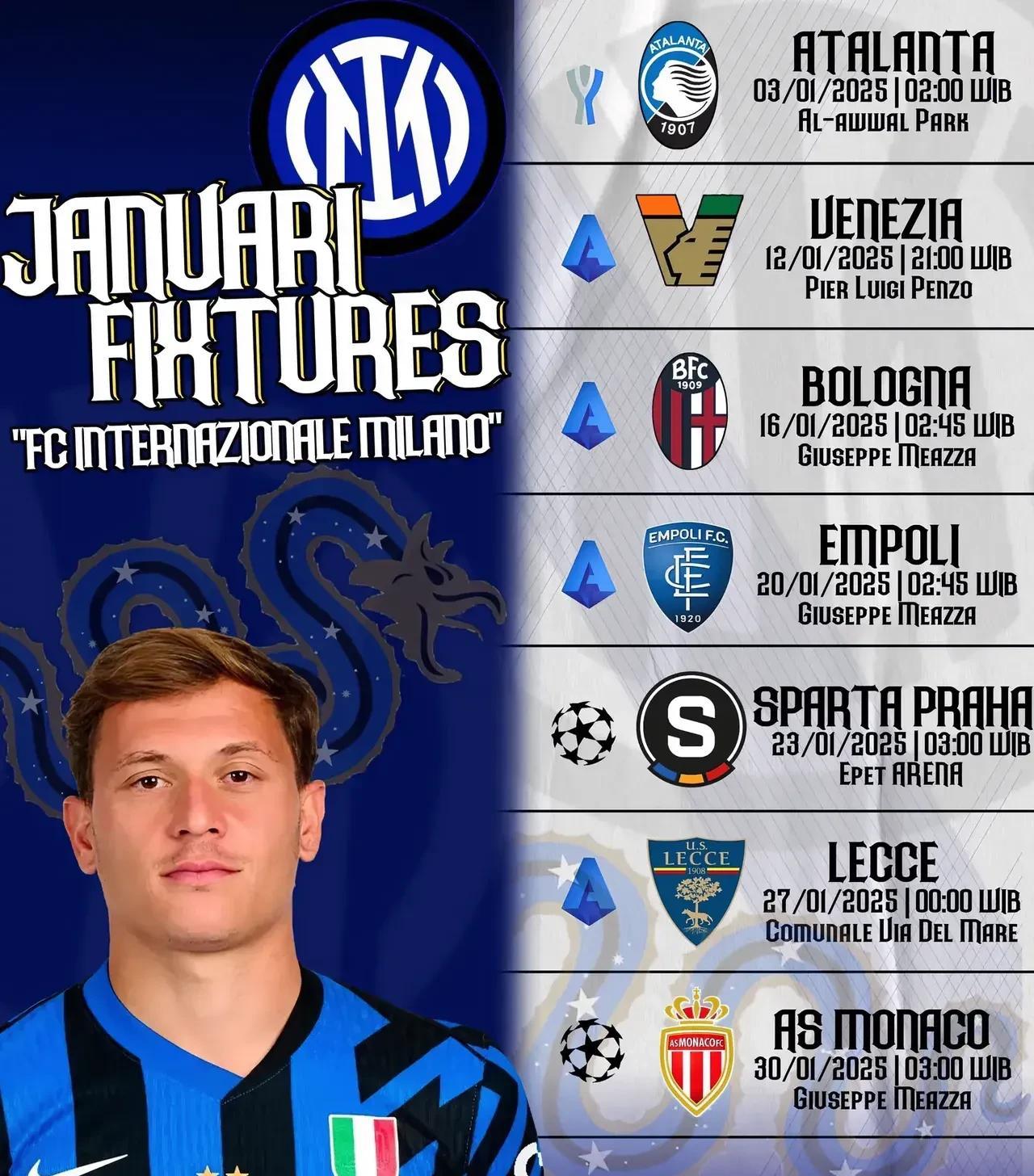 国米连续四年问鼎意甲冠军，创造队史纪录